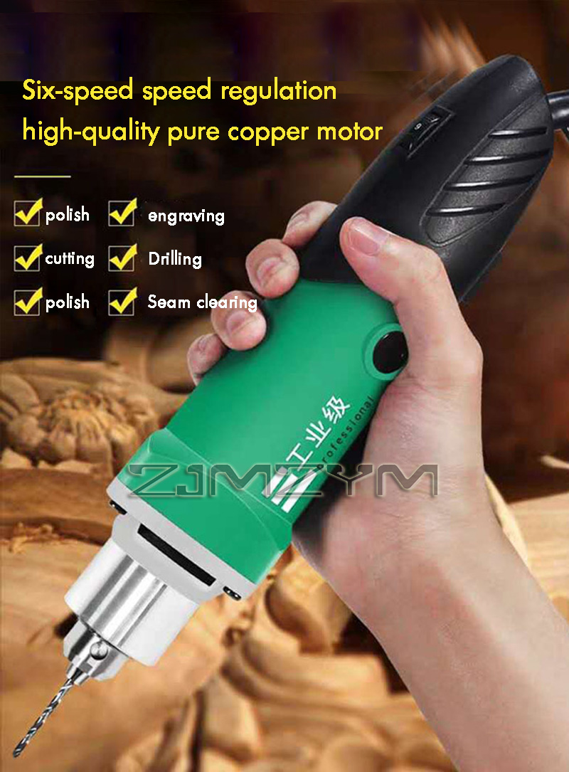 Power Tools Wood - 6-Position Variable Speed High-Power Engraver Electric