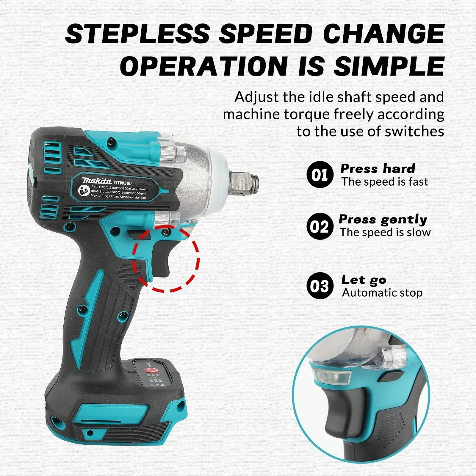 Brushless Makita DTW300 Batter - Power Tools Battery Repair recension och pris