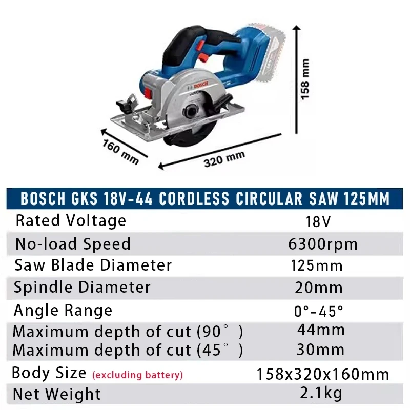 Bosch Cordless Circular Saw GK - Power Tools Wood recension och pris