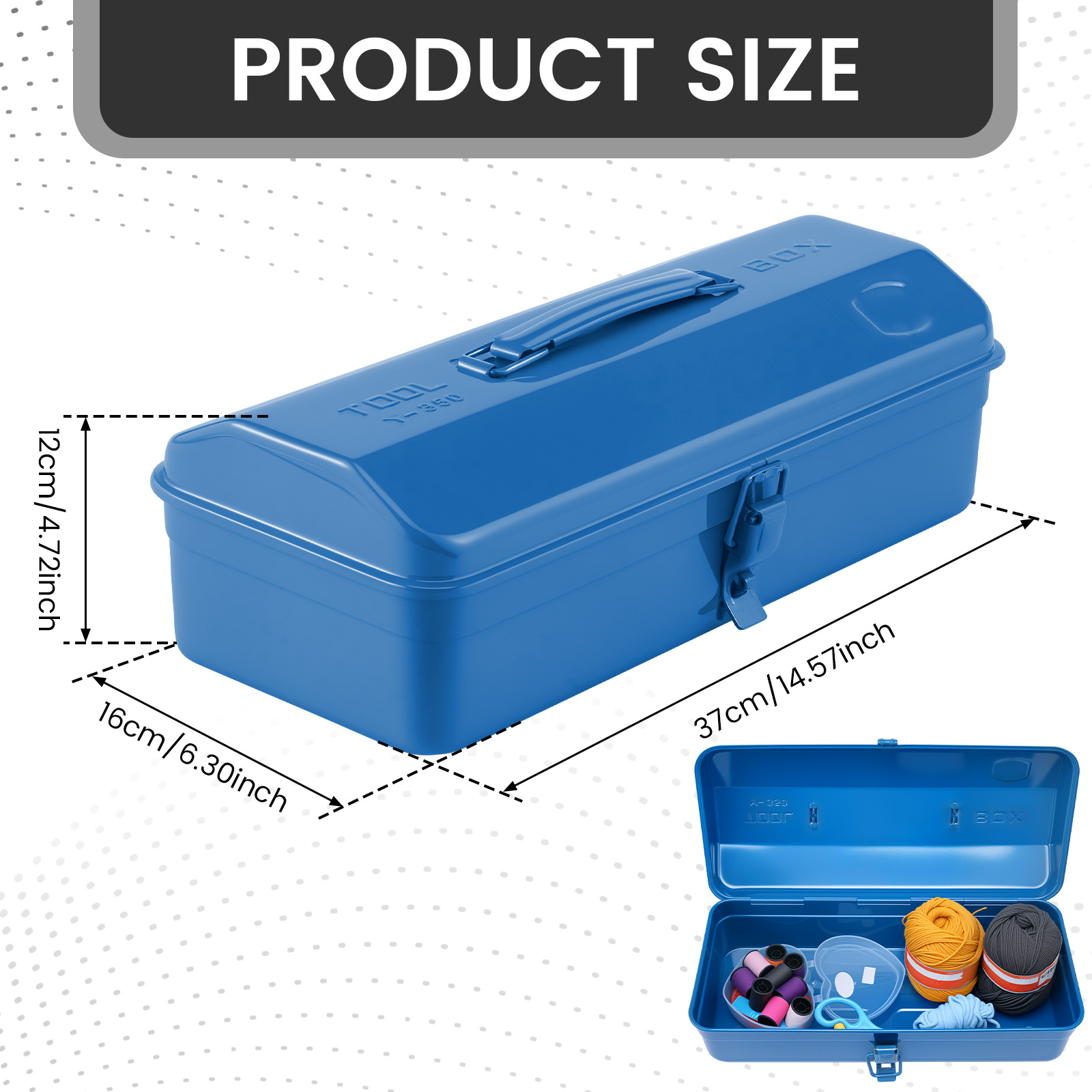 Hardware Metal Toolbox Portabl - Power Tools Catalogue recension och pris
