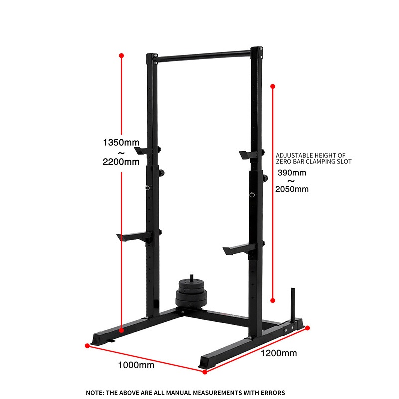 Adjustable Squat Rack Gym Squa - Power Quality Tools recension och pris