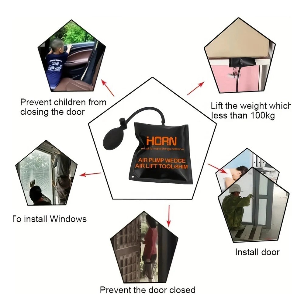 Air Pump Wedges Inflatable Air - Power Tools Wood recension och pris