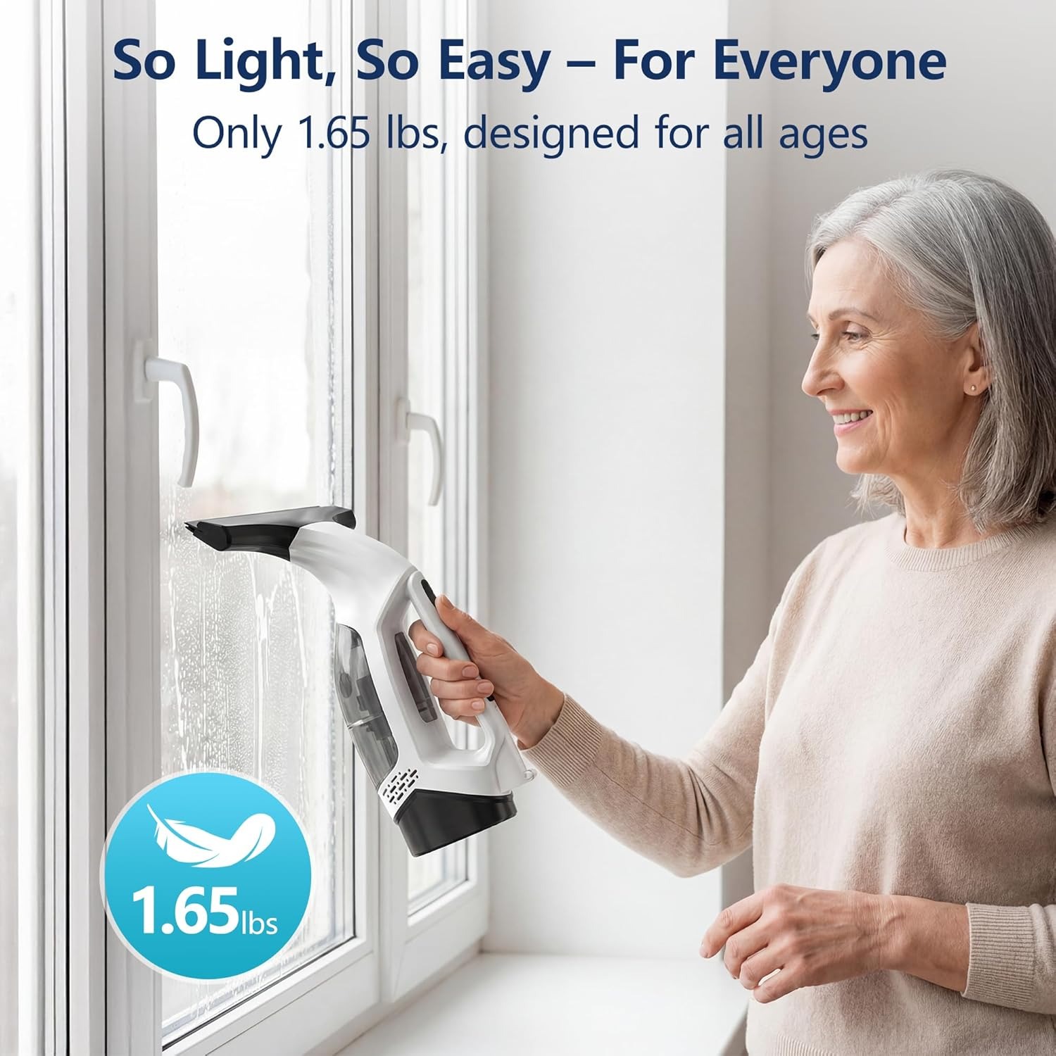 2000Pa Handheld Window Vacuum  - Kit Power Tools recension och pris