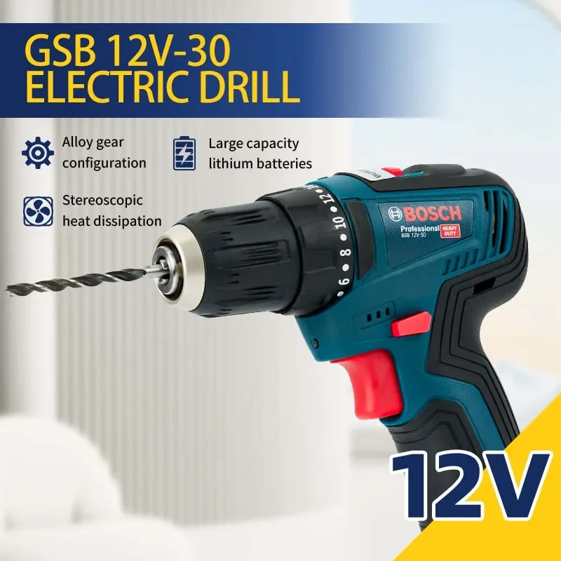 Bosch-GSB 12V-30 Professional  - Cordless Drill Driver recension och pris