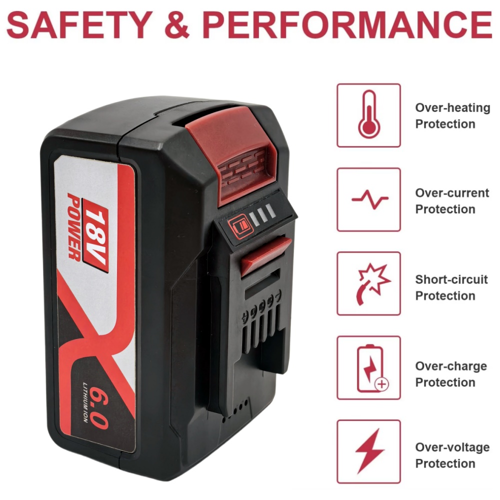 For EINHELL EIN18C2 6Ah Replac - Power Xchange Tools recension och pris