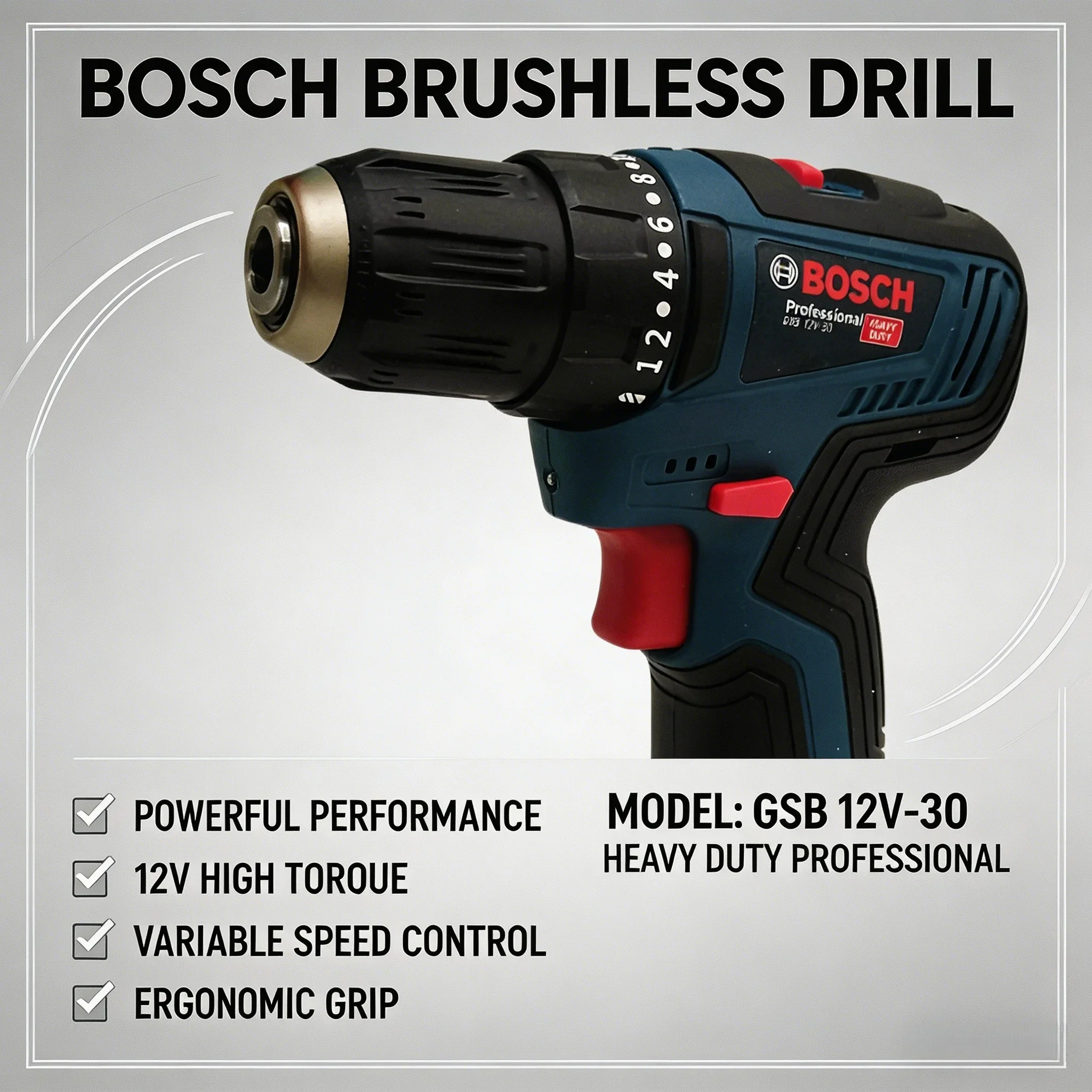 Bosch-GSB 12V-30 Professional  - Cordless Drill Driver recension och pris
