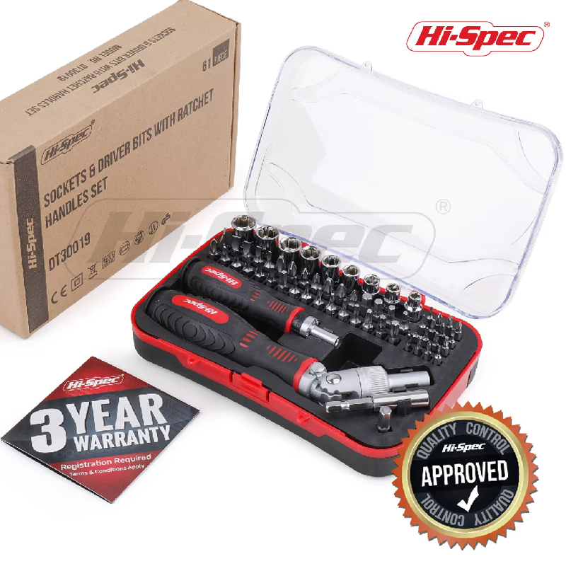Hi-Spec Ratchet Handles Screwd - Power Tools Catalogue recension och pris