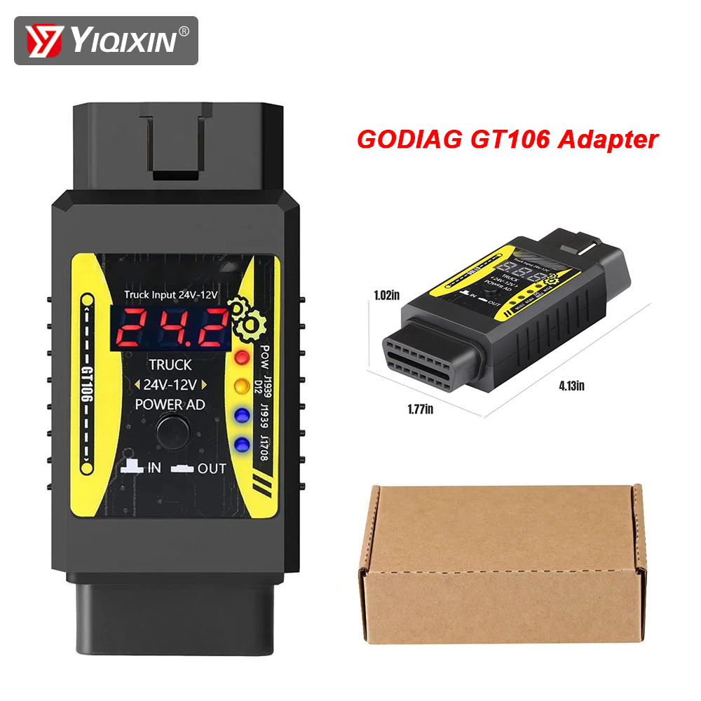 Godiag GT106 Plus Heavy Duty T - Power Quality Tools recension och pris